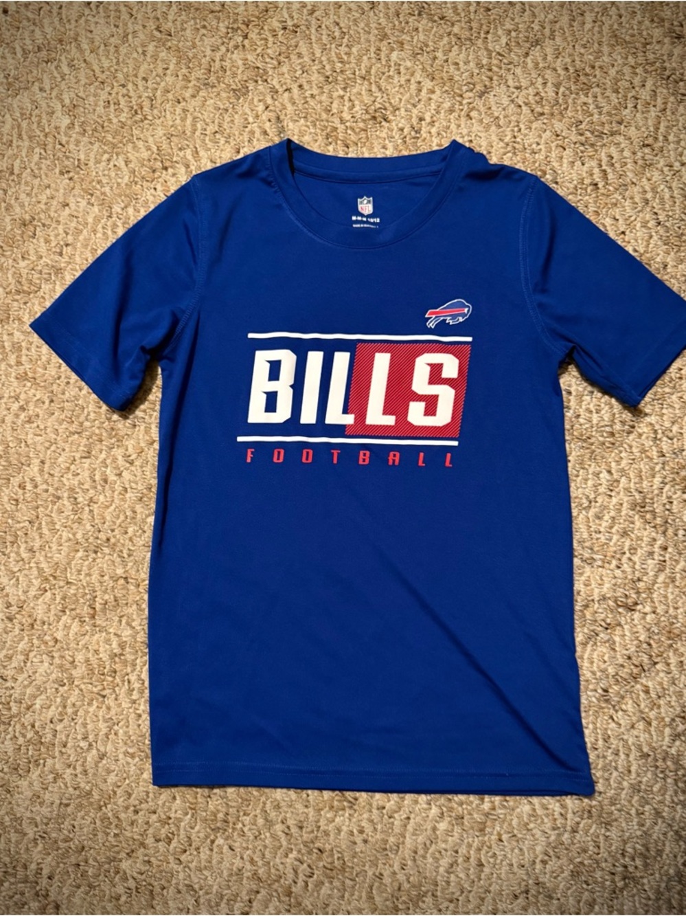NFL Royal Blue Bills Football Logo Tee